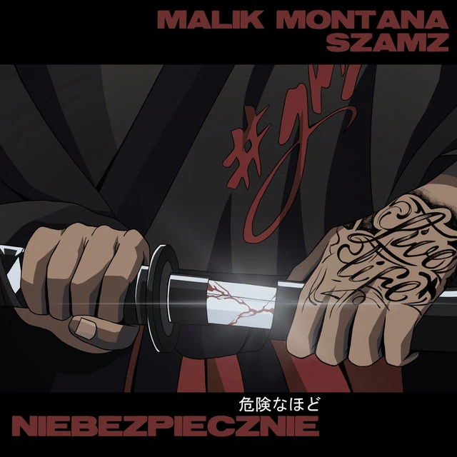 Malik Montana × Szamz — Niebezpiecznie, okładka
