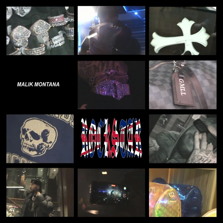 Malik Montana — Rockstar, okładka