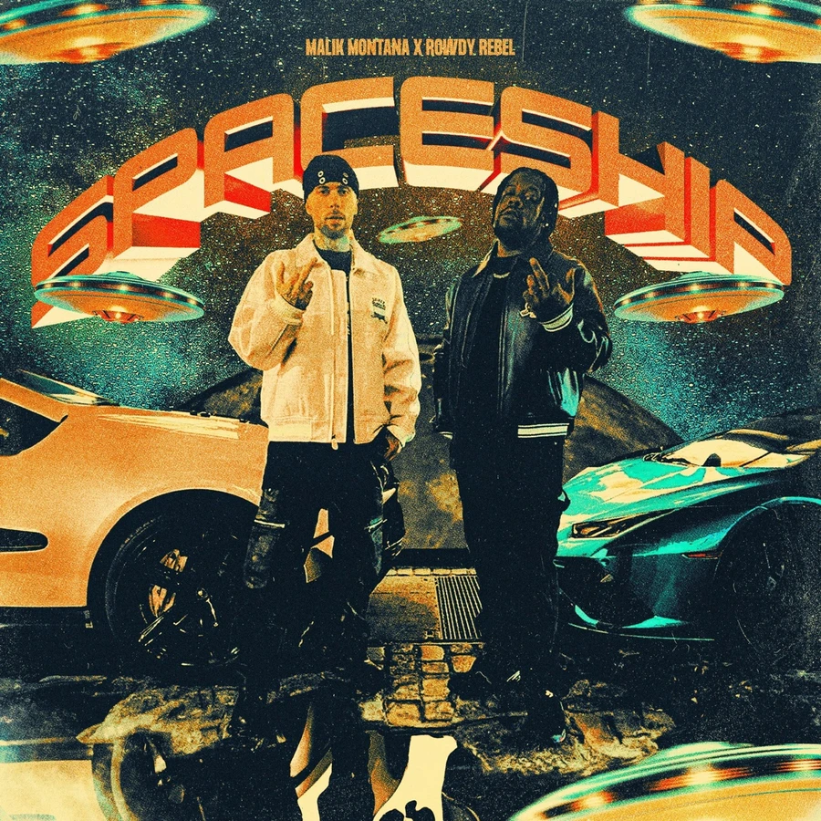 Malik Montana × Rowdy Rebel — Spaceship, okładka