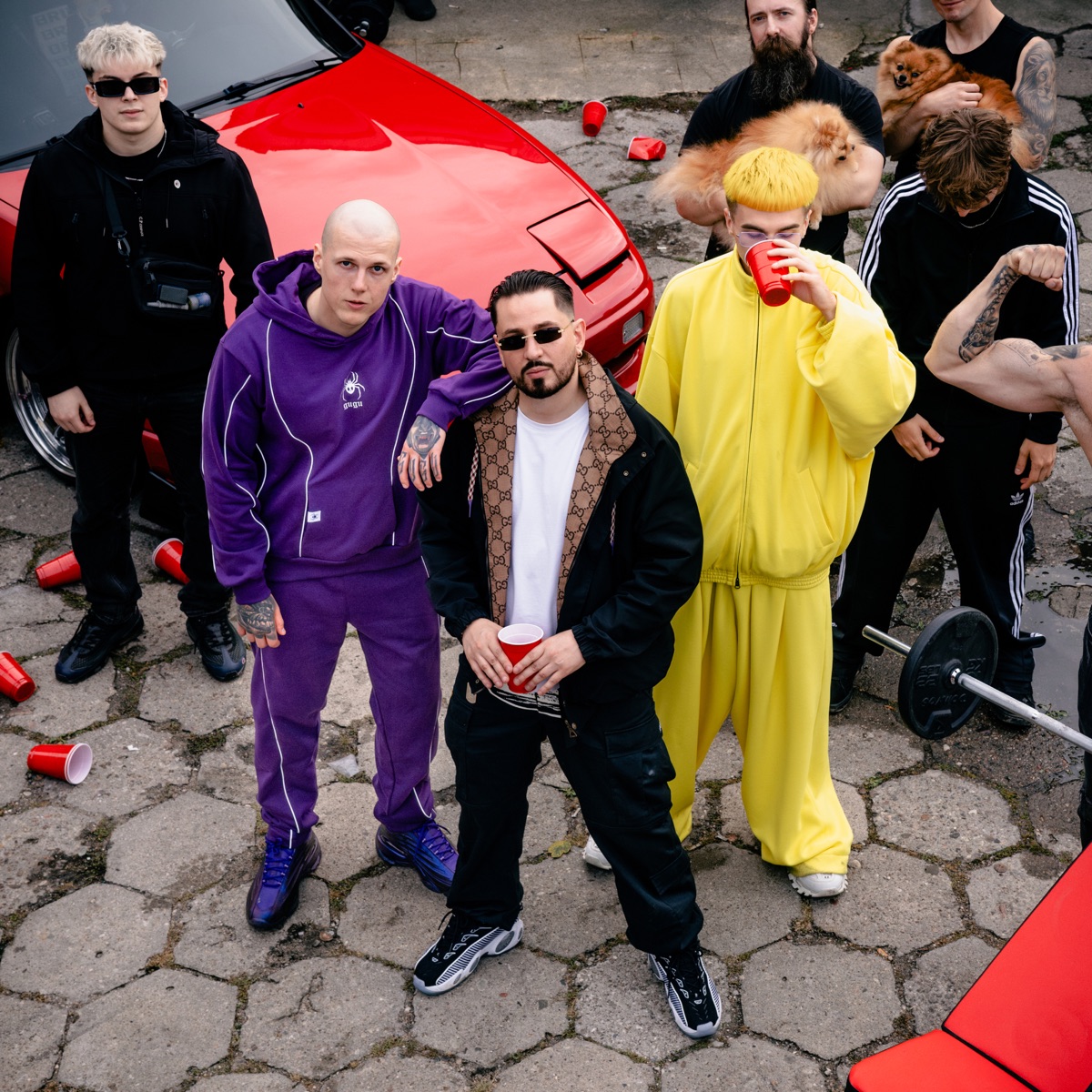 Deemz × Szpaku × Mata — POKOLOROWANA, okładka